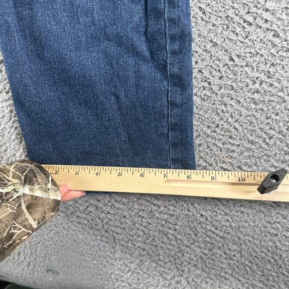 Volcom Nova Solver Jeans Men's 36x32 Blue Cotton Denim Straight Faded Stretch - Picture 10 of 11